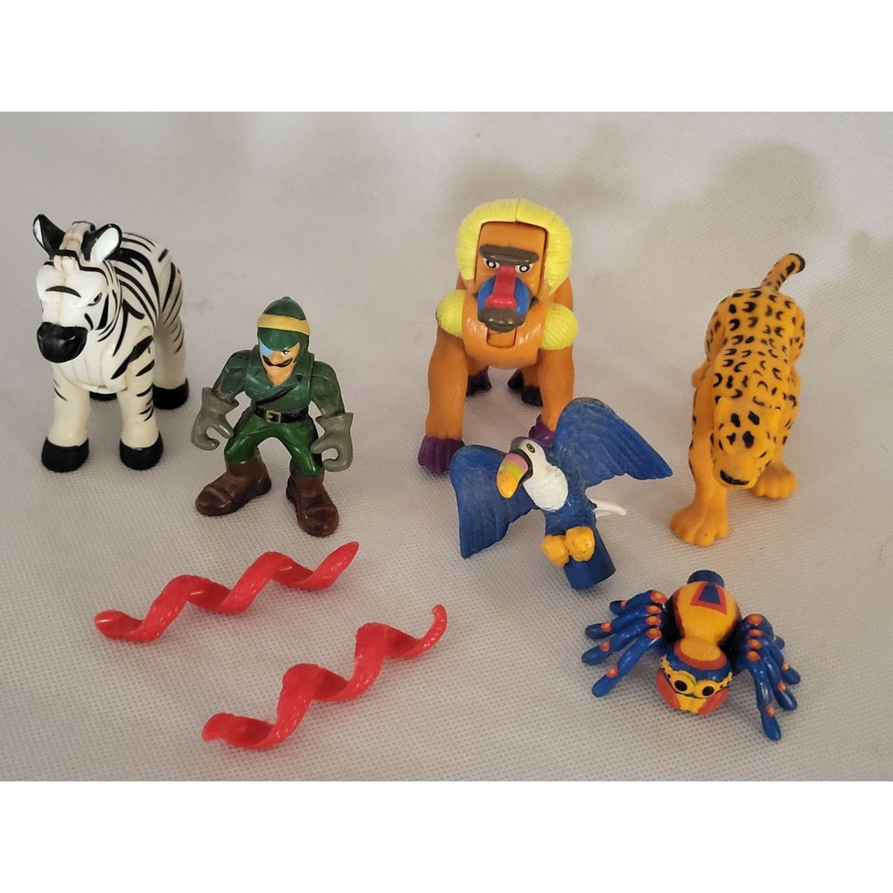 Fisher-Price Imaginext Kids Jungle Safari Animals Figures Lot 8pc